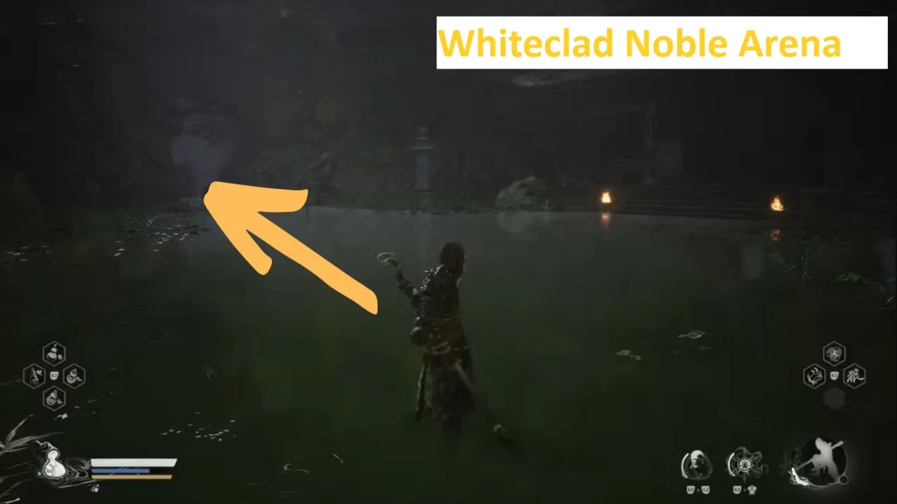 Image showing directions to the third bell location on Black Wind Moutain in Black Myth Wukong.