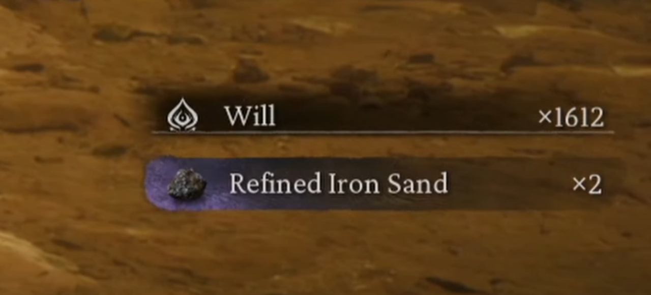 Defeat Black Loong For 2x Refined Iron Sand