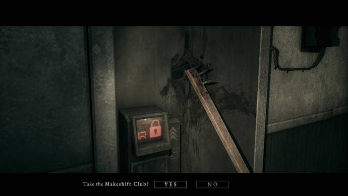 A makeshift club is found jammed in a locked door in Hollowbody