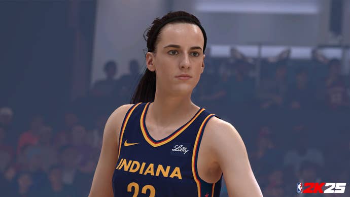 Caitlin Clark in NBA 2K25.