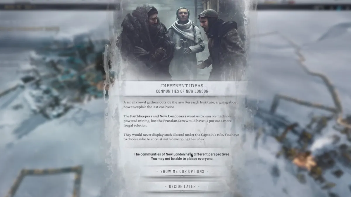 Frostpunk New Ideas