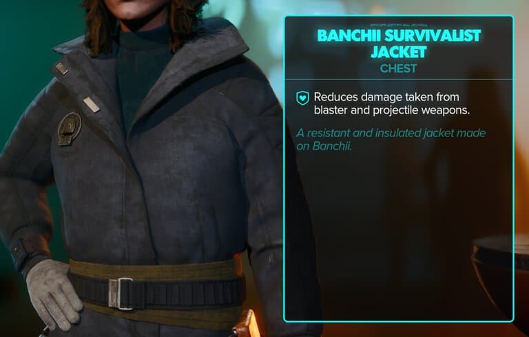 banchii survivalist jacket stats