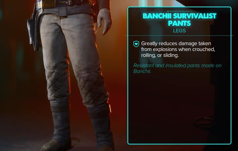 banchii survivalist pants stats