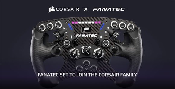 corsair acquires fanatec sim racing