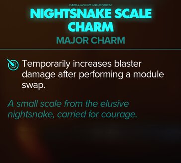 nightsnake scale charm stats