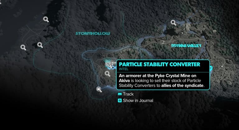 particle instability converter map