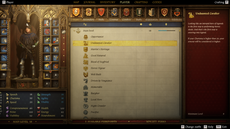 kingdom come delierance 2 perk tree