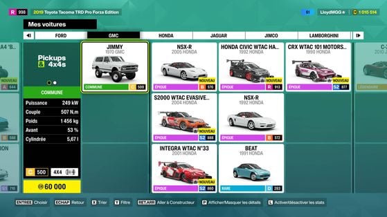 GMC Jimmy 1970 против Nissan Silvia Ks: как выбрать стартовый автомобиль в Forza Horizon 6 и не пожалеть 3 Forza Horizon 6 выбор стартовой машины