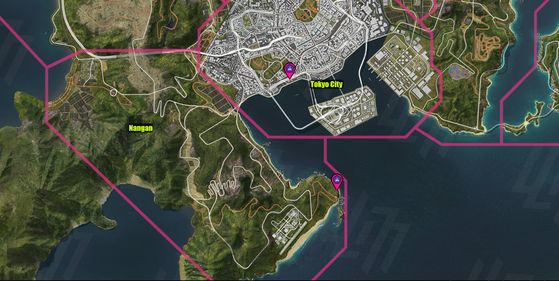 Forza Horizon 6: Полное руководство по бонусным автомобилям — местоположения, скрытые нюансы и стратегия сбора 3 Расположение Ford GT 05 на карте Японии в Forza Horizon 6