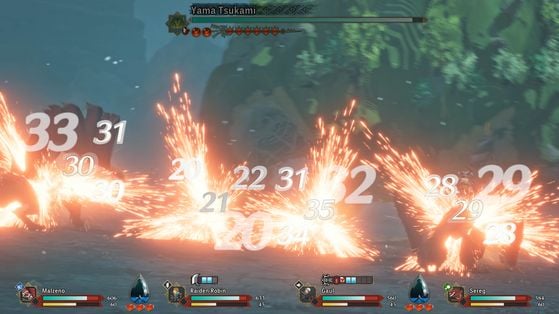 Yama Tsukami в Monster Hunter Stories 3: Полный гайд по призыву, тактике боя и экипировке Древнего Дракона 11 Момент нанесения критического урона стихией Дракона