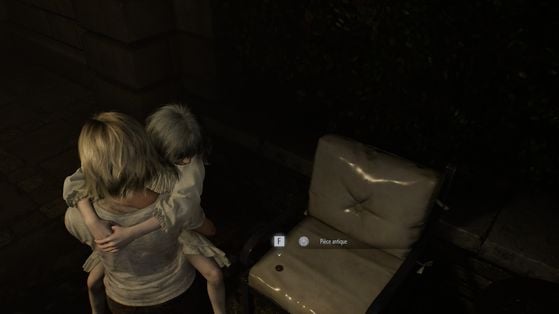 Resident Evil Requiem: где найти все античные монеты 14 Монета во дворе на кресле