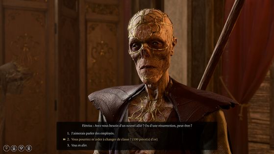 Распределение характеристик Shadowheart в Baldur's Gate 3