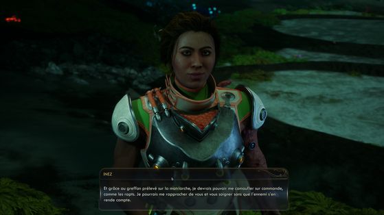Выбор трансплантата для Инез в The Outer Worlds 2