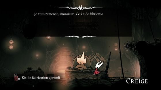 Где найти все комплекты для модернизации в Hollow Knight Silksong 8 Диалог с Крейгом при получении комплекта