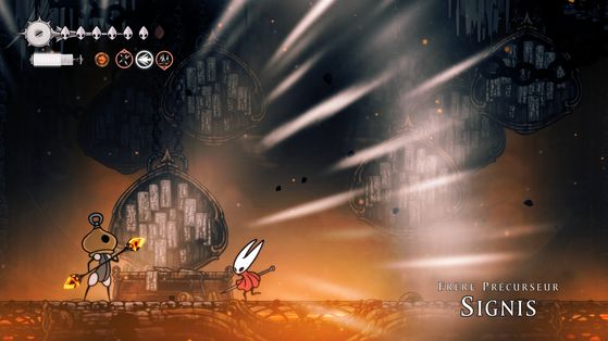 Бой с боссом Брат предвестник Игнис в Silksong