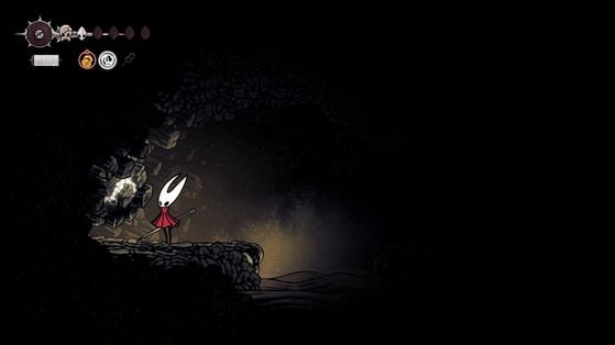 Прохождение Литейной в Hollow Knight Silksong: грейфер и эмблема 5 Момент атаки сверху на Механических Носителей