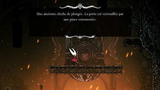 Водолазный колокол в Глубинных причалах Hollow Knight Silksong