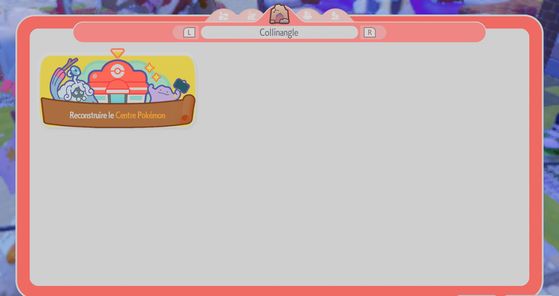 Интерфейс Pokémon Pokopia с показателем качества среды