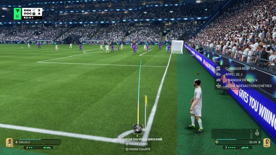 Руководство по розыгрышу угловых в EA Sports FC 26 3 Интерфейс прицеливания и закрутки при угловом в EA Sports FC 26