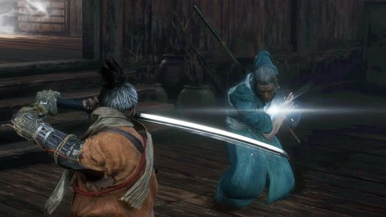 Джинсуке Сазе из элиты Ашина в Sekiro: Shadows Die Twice