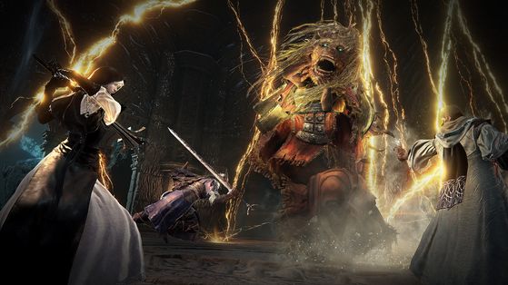 Экран выбора персонажа Elden Ring Nightreign с разблокированной Могильщицей